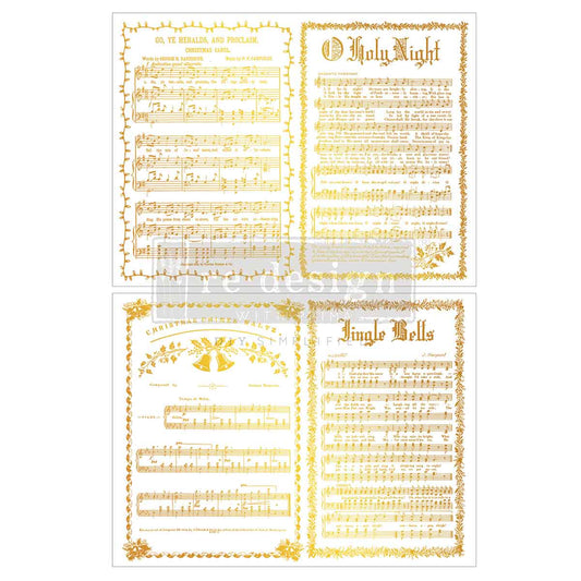 YULETIDE SYMPHONY- Middy foil transfer- Kaćha