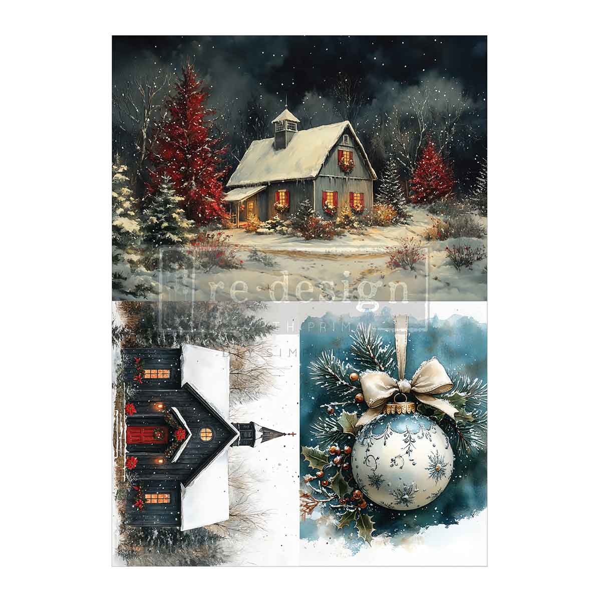 SILENT TIMBER MEMOIRS- A4 Decoupage Fiber Pack
