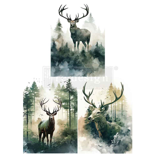 A3 Decoupage Fiber Pack - Vapor & Velvet