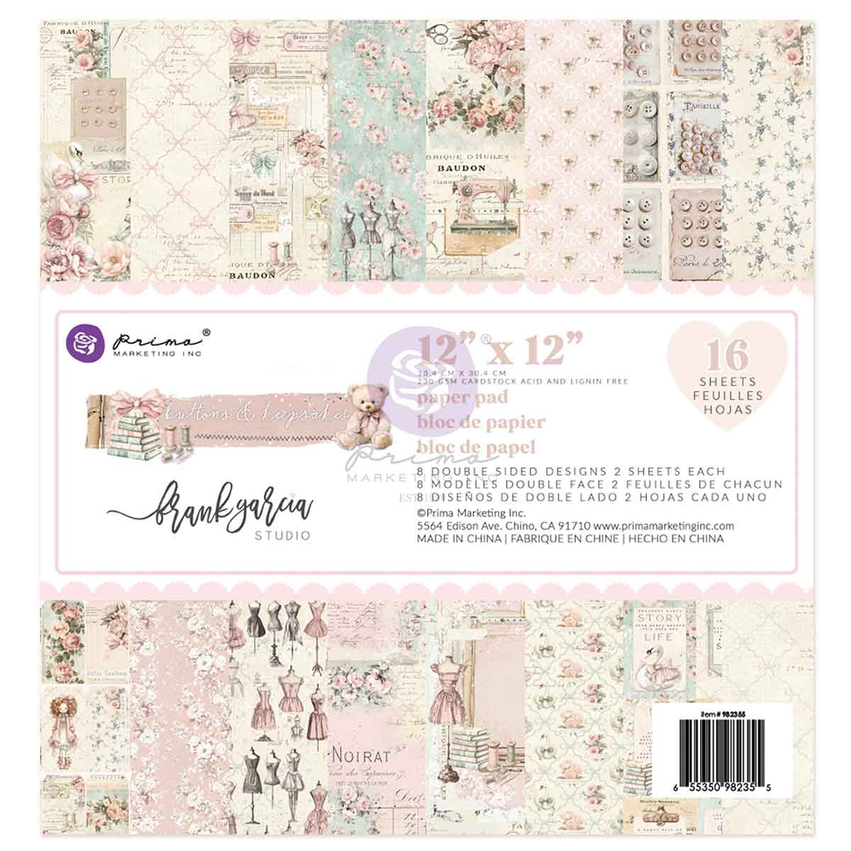 BK- 12x12 PAPER PAD