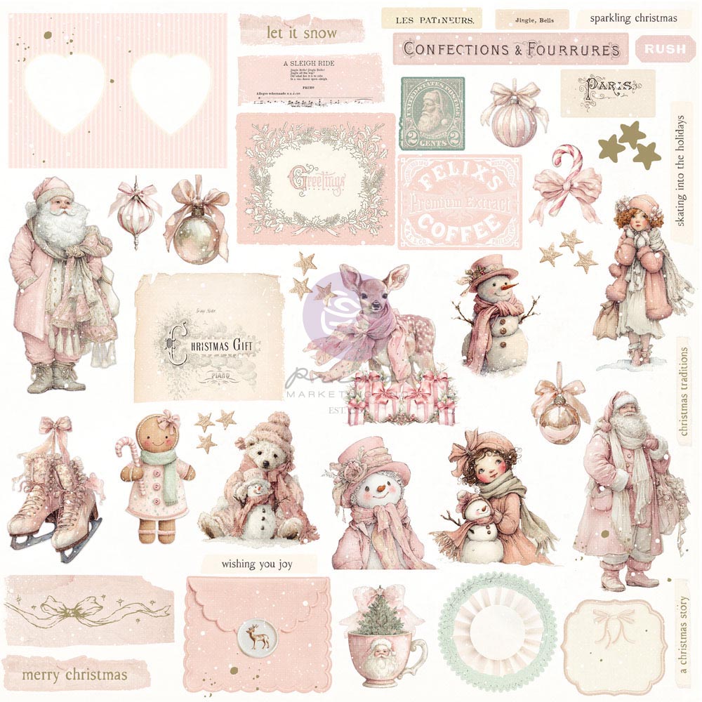 CB- FROSTY MEMORIES EPHEMERA (100PCS)