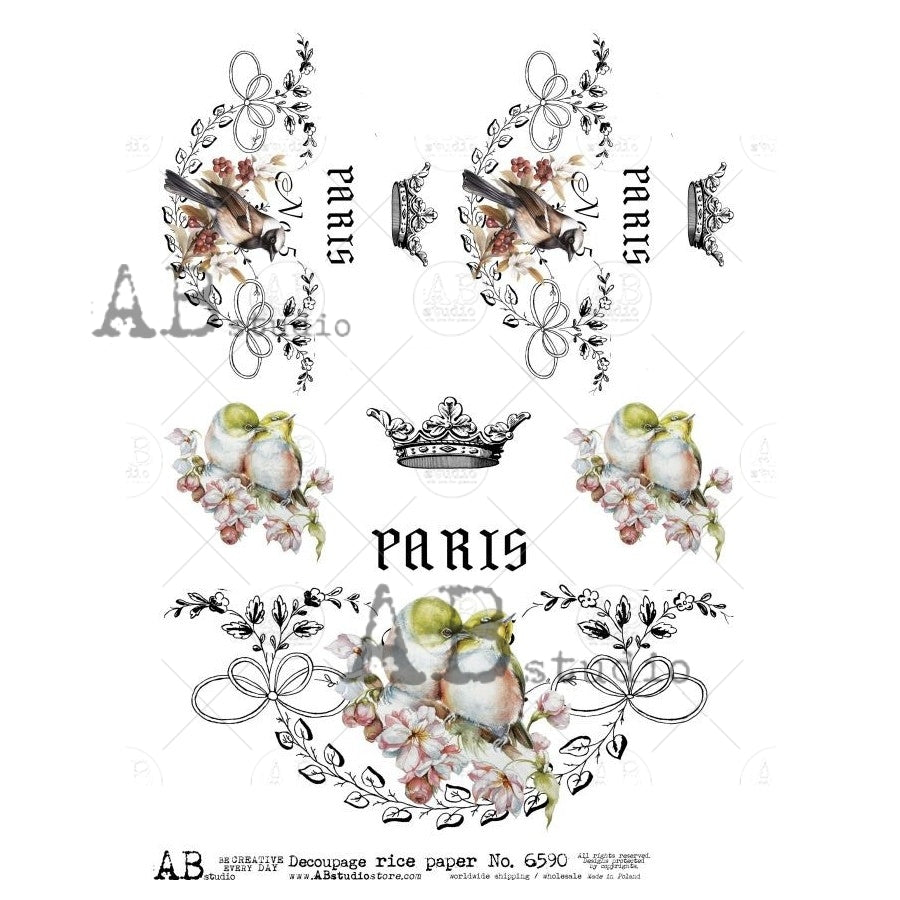 6590- AB STUDIOS RICE PAPER