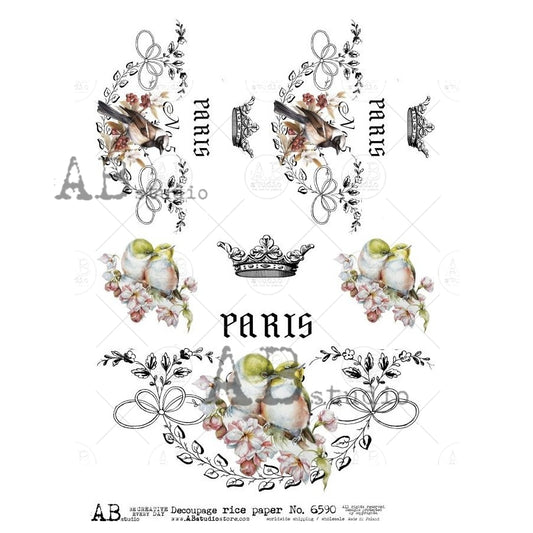 6590- AB STUDIOS RICE PAPER