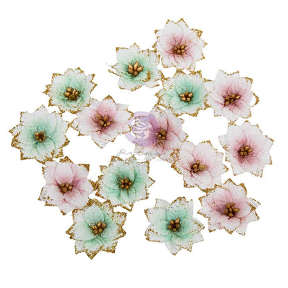 CB- SNOWY MORNING FLOWERS (15PCS)