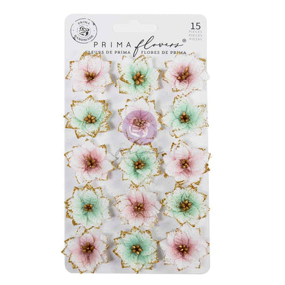 CB- SNOWY MORNING FLOWERS (15PCS)