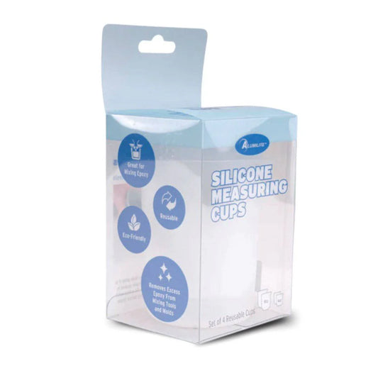 ALUMILITE SILICONE MEASURING CUPS, 4 PCS
