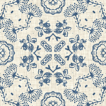BLUE FLORAL DESIGN