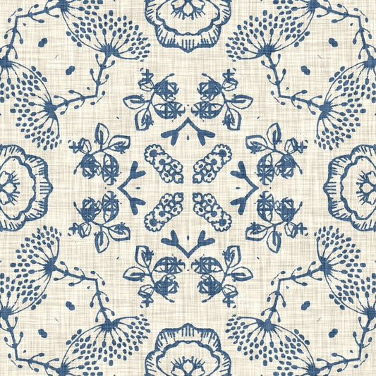 BLUE FLORAL DESIGN