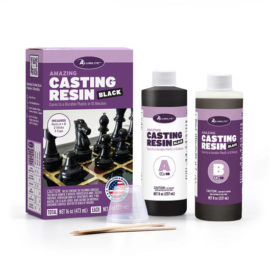 BLACK- ALUMILITE AMAZING RESIN KIT (CASTING RESIN)