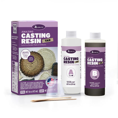 TAN- ALUMILITE AMAZING RESIN KIT (CASTING RESIN)