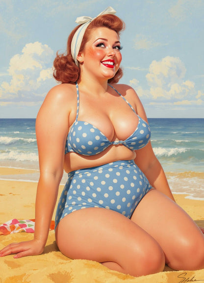 BLUE POLKA DOTS
