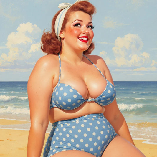 BLUE POLKA DOTS