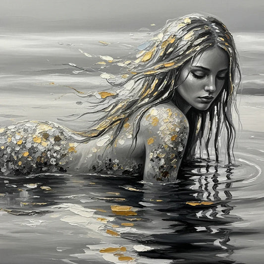 B&W MERMAID