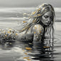 B&W MERMAID