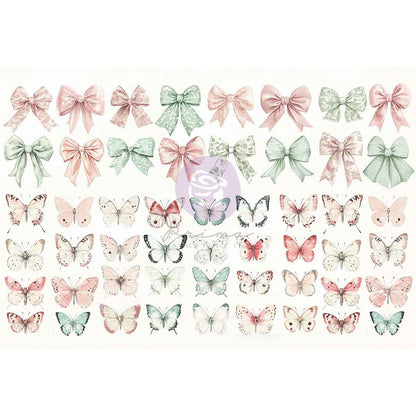 CS- EPHEMERA BOWS & BUTTERFLIES (104 PCS)