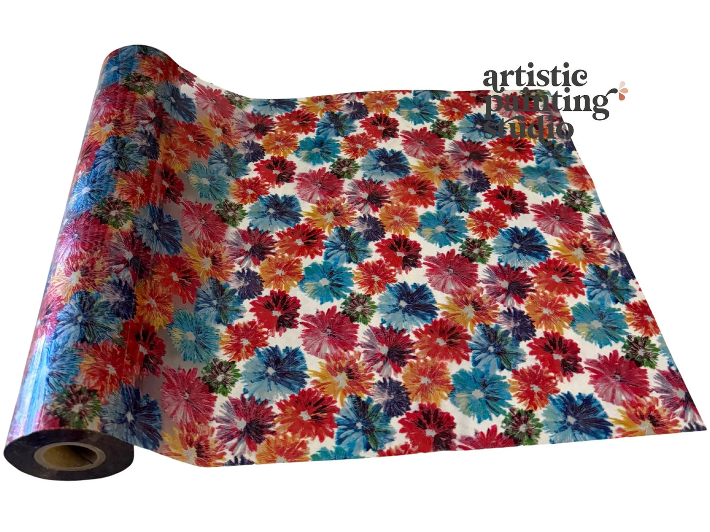 CHASIN' DAISIES (TRANSPARENT) Rub On Metallic Foil by APS - Textile Friendly