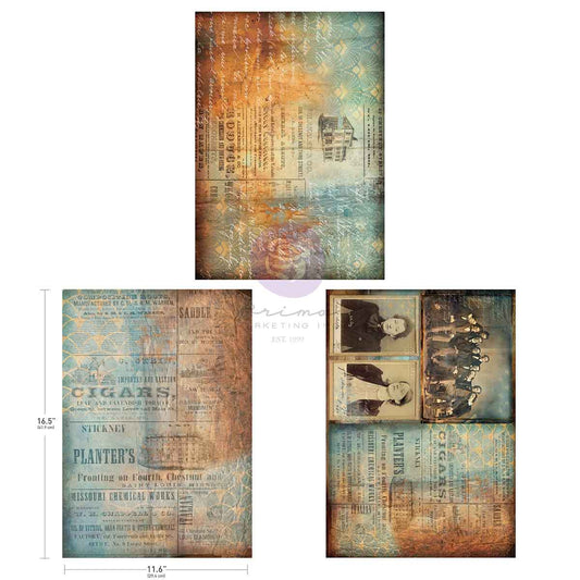 Finnabair A3 Decoupage Pack - Chestnut Street