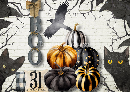 BLACK & WHITE PUMPKINS- FALL 2025 COLLECTION