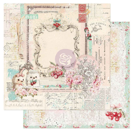 CS- DREAMING OF PINK SKIES 12x12 PAPER SHEET
