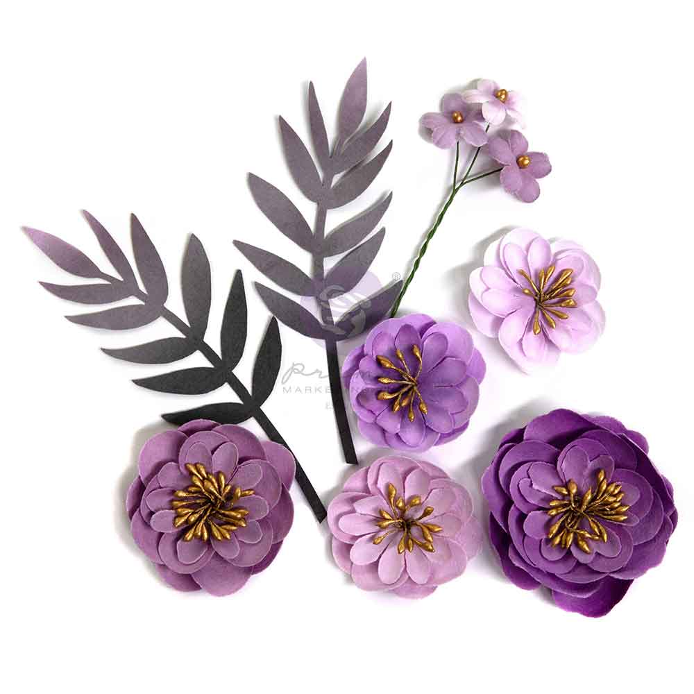 BEWITCHED FLOWERS - ENCHANTED VIOLET (8 PCS)