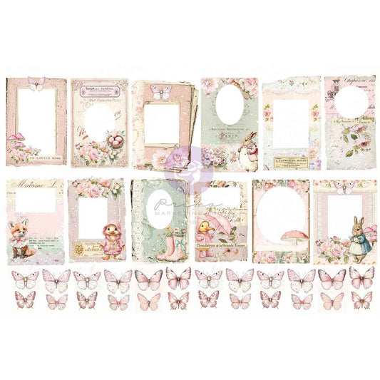 Sweet Spring Collection Ephemera -Butterflies & Frames