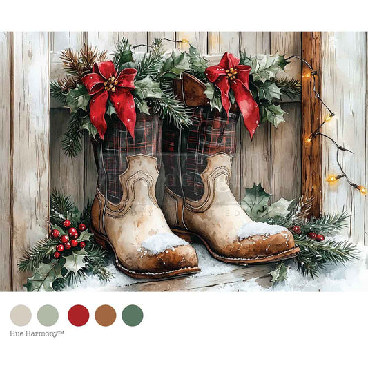 A4 FIBER- FARMHOUSE NOEL
