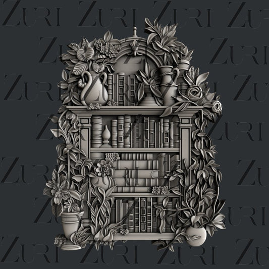 FLORAL BOOKCASE