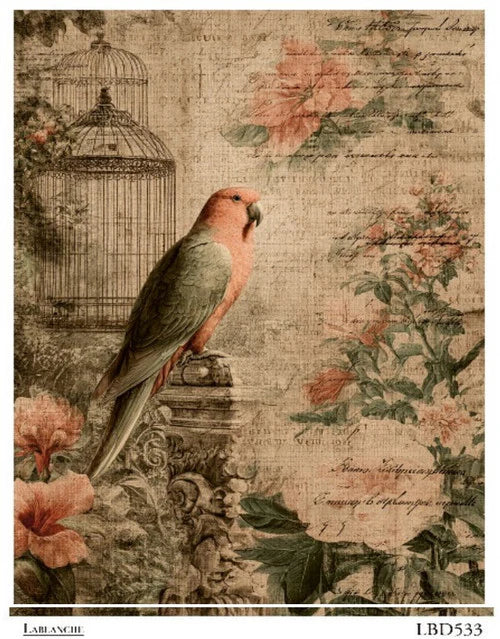 Parrot 1- Rice Paper from LaBlanche