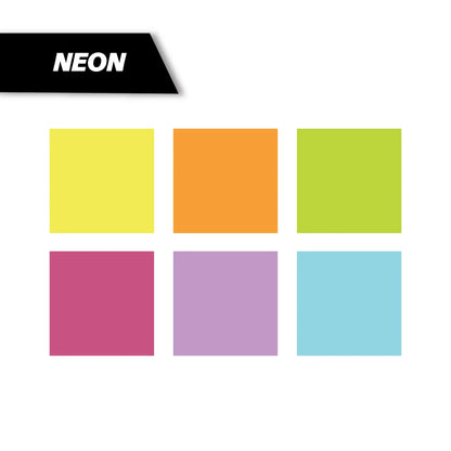 6PC ACRYLIC 1.2MM NEON MARKERS