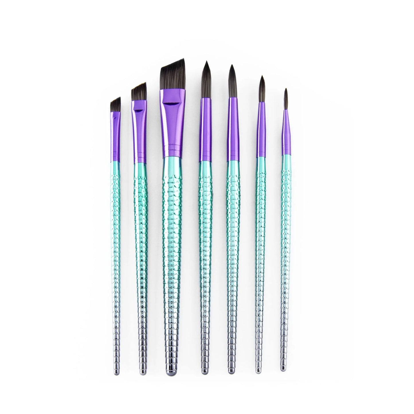 MYTHOS™ MERMAID 7PC ROUND/ANGULAR BRUSH SET- MYTH203