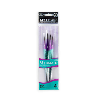 MYTHOS™ MERMAID 4PC ROUND BRUSH SET
