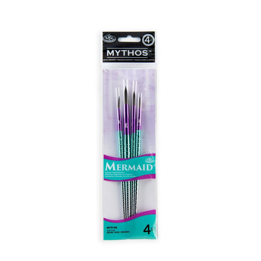 MYTHOS™ MERMAID 4PC ROUND BRUSH SET