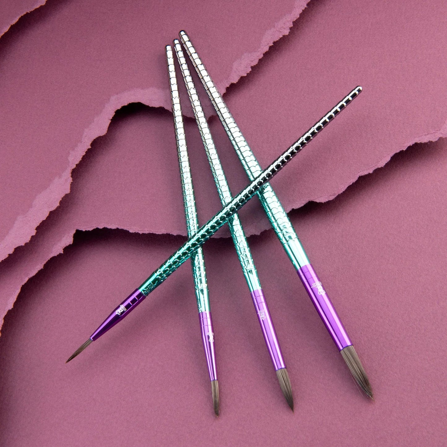 MYTHOS™ MERMAID 4PC ROUND BRUSH SET