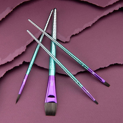 MYTHOS™ MERMAID 4PC VARIETY BRUSH SET