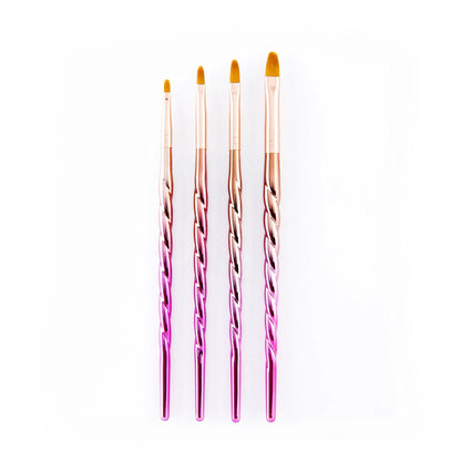 MYTHOS™ UNICORN 4PC FILBERT BRUSH SET