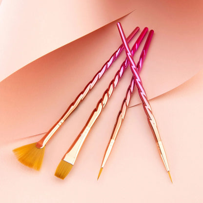 MYTHOS™ UNICORN 4PC VARIETY BRUSH SET