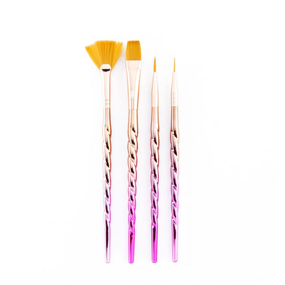 MYTHOS™ UNICORN 4PC VARIETY BRUSH SET