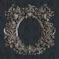 OVAL FLORAL FRAME