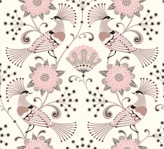 PINK PEACOCKS (PK OF 3 SHEETS)