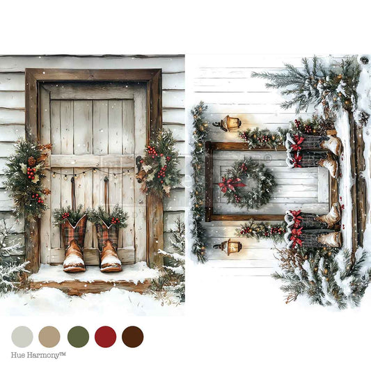 A4 FIBER- PLAID & PINE