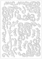 Mixed Media 3D Embellishment Sheet- Ornament 2