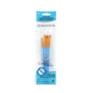 RCC202- 4PC SHADER GOLDEN TAKLON BRUSH SET- CRAFTER'S CHOICE