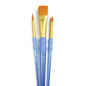 RCC217- 3PC VARIETY GOLDEN TAKLON BRUSH SET- CRAFTER'S CHOICE