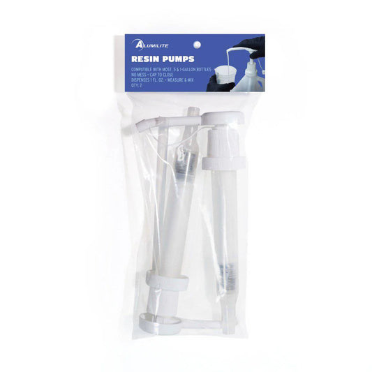 1 FL.OZ LIQUID HAND PUMPS FOR RESIN BOTTLES, 2PK