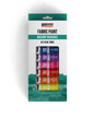 FABRIC PAINT SET 10 COLORS X 16 ML / TUBE