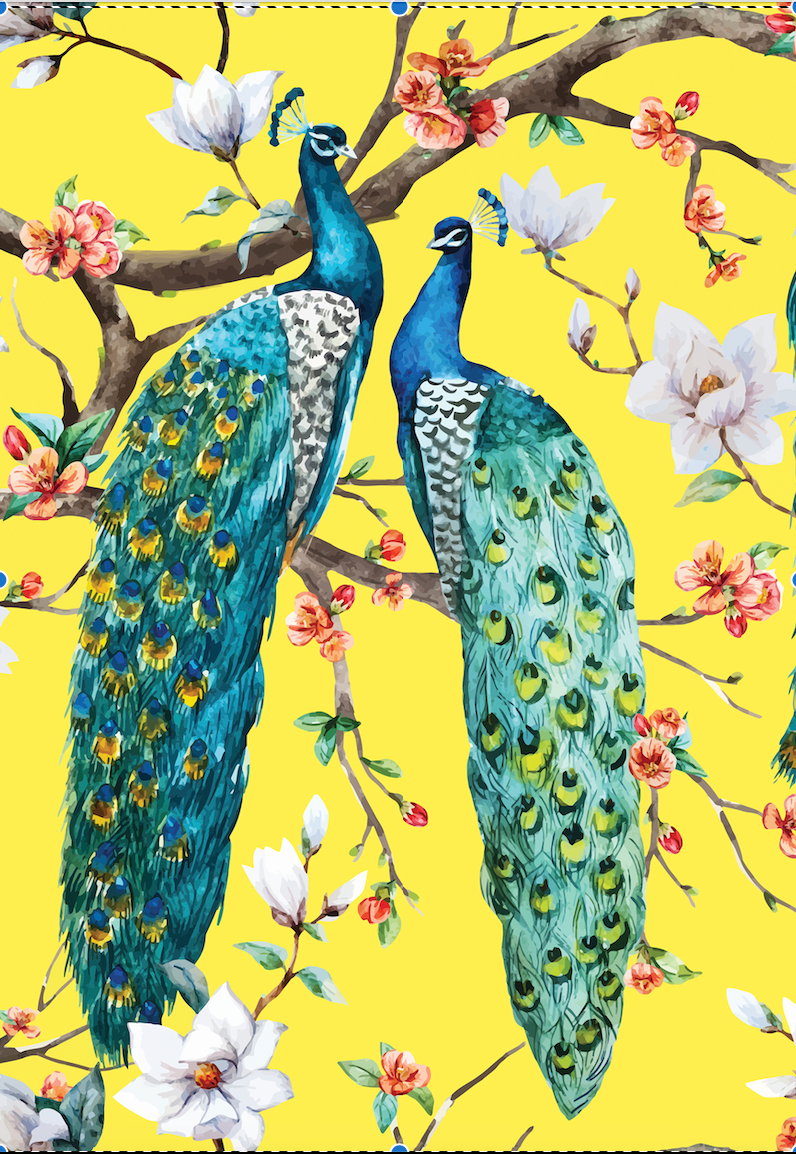 YELLOW PEACOCKS