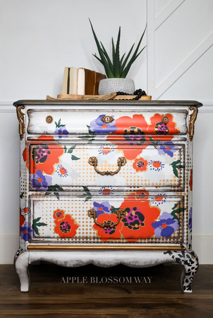 MODERNIST FLORAL- CECE RESTYLED