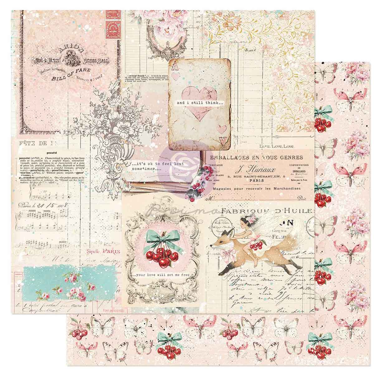 CS- SET ME FREE 12x12 PAPER SHEET