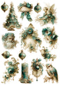 VICTORIAN CHRISTMAS 1- A4 transfer sheet