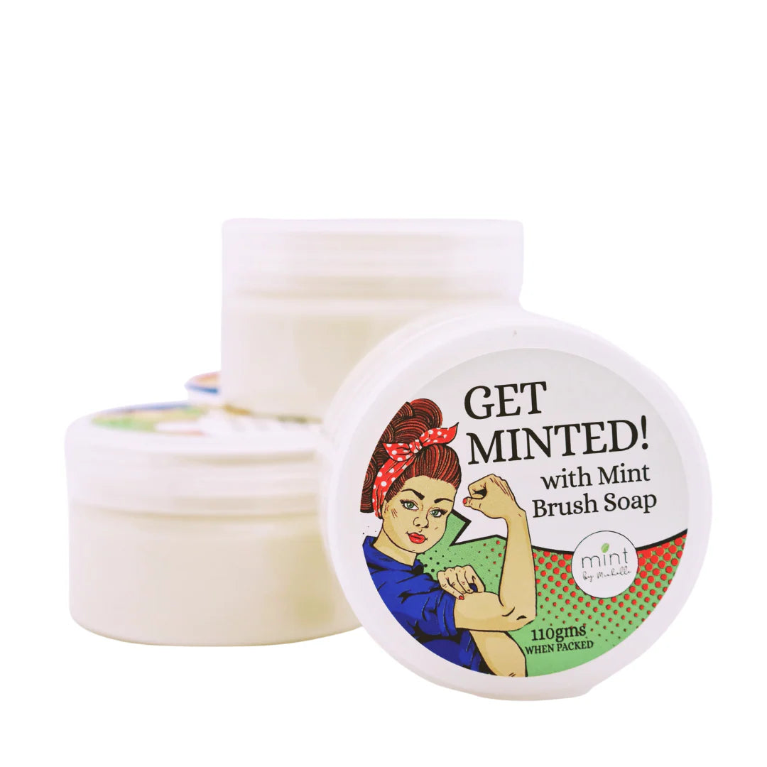 MINT BRUSH SOAP